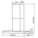Вытяжка 60 см Exiteq EX-1096 inox