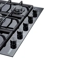 Газовая варочная панель Exiteq PFH 750 STG-E черный