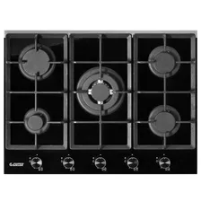 Газовая поверхность EXITEQ PFH 750 STG-E, 70 - 75 см, решетки: чугунные, черный, Китай