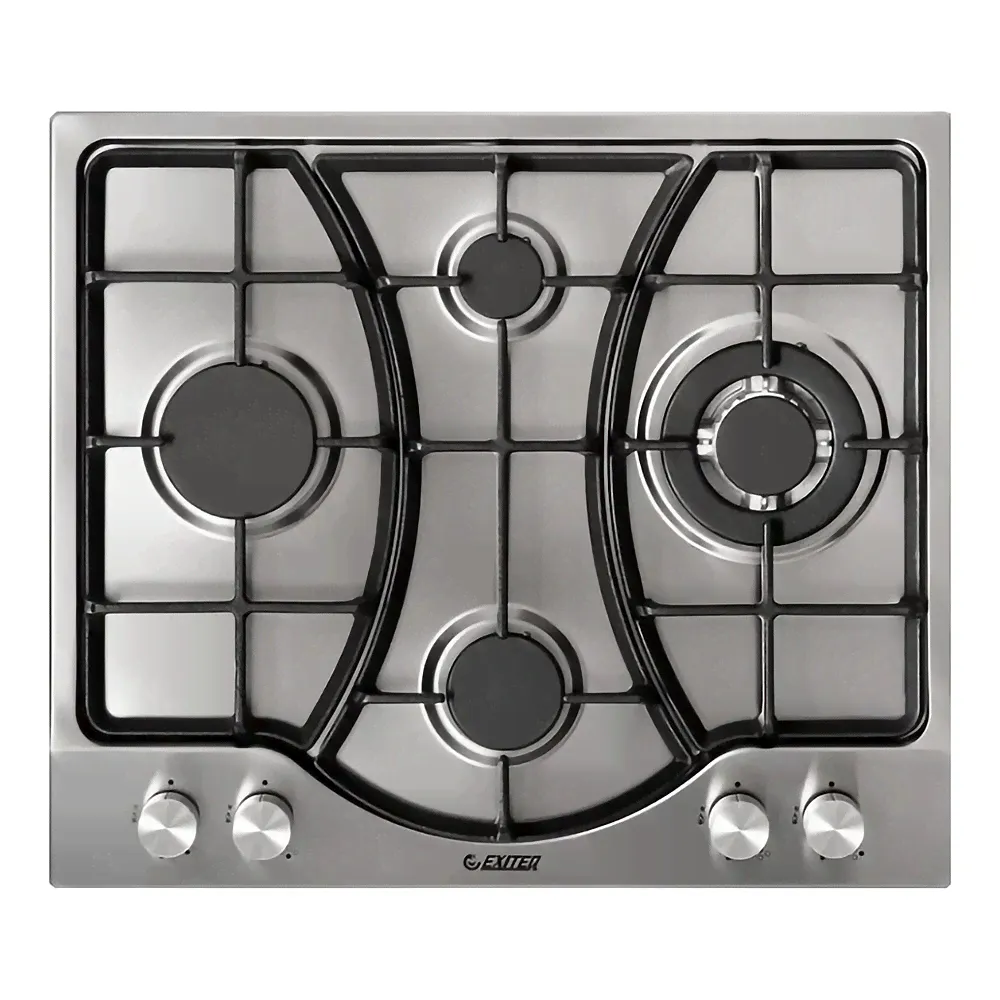 Газовая варочная панель 60х51 см Exiteq PF 640 STX-E/А черная