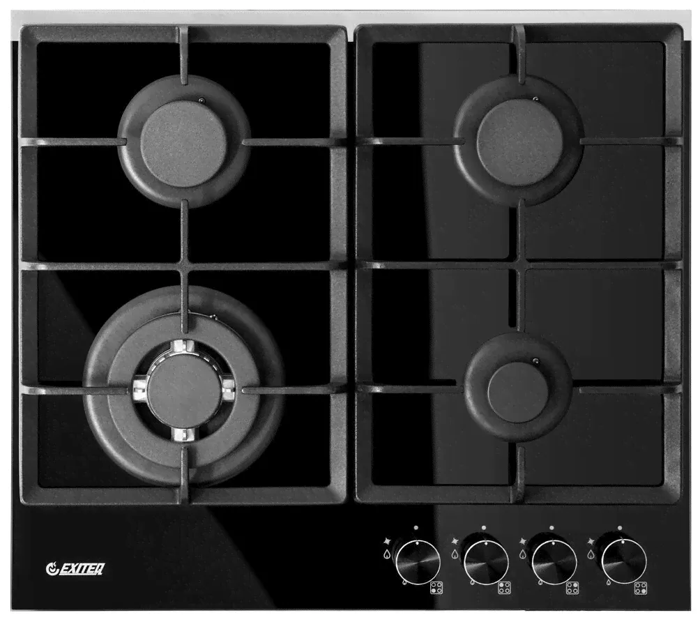 Газовая варочная панель Exiteq PFH 640 STGB-E/B-0