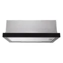 Вытяжка встраиваемая в шкаф 60 см Exiteq EX-1076 black glass