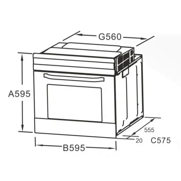 Духовой шкаф EXITEQ EXO-403 BLACK/INOX-4