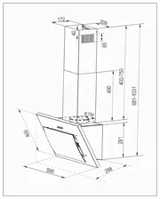 Кухонная вытяжка Exiteq EX-1226