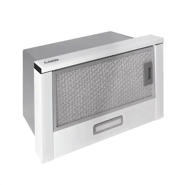Вытяжка встраиваемая в шкаф 60 см Exiteq EX-1076 white glass
